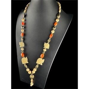 Tribal-Inspired Elephant Totem Necklace‎